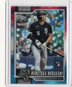 Topps 2026 Chrome RC #274 Munetaka Murakami Red White Blue Chicago White Sox - Image 1
