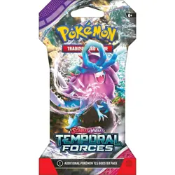 Pokemon TCG Temporal Forces Sleeved Booster Pack - Scarlet & Violet - Image 1