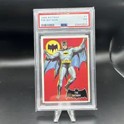 1966 TOPPS BATMAN #1 THE BATMAN PSA 7 - Image 1