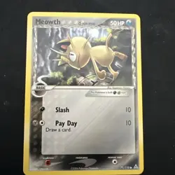 Pokemon Card EX Holon Phantoms Meowth 71/110 M/NM 2006 - Image 1