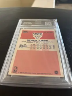 Very Good PSA 3 1986-87 Fleer - Michael Jordan #57 (RC) - Image 4