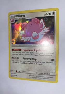 Pokemon TCG Blissey 153/214 Holo Rare Lost Thunder 2018 Pokemon Card - Image 3