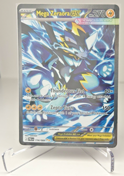 Pokemon TCG MEGA ZERAORA EX Special Illustration Rare (SIR) 114/084 Pitch Black - Image 3