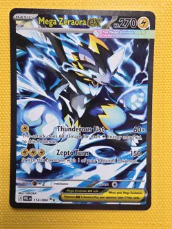 Pokemon TCG - Mega Zeraora EX SIR - PBL 114/084 - Pitch Black - Image 1