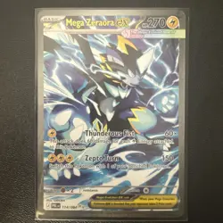Pokemon Mega Zeraora ex SIR 114/084 Pitch Black NM Pack Fresh - Image 1