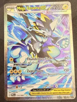 2026 Pokemon Mega Zeraora EX 114/084 Pitch Black Special Illustration Rare - Image 1