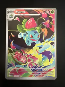 Ivysaur Illustration Rare 134/132 Near Mint Mega Evolution Pokemon TCG English - Image 1