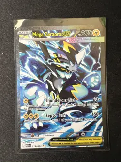 Mega Zeraora ex - 114/084 - SIR - Pitch Black - Pokemon -NM/M - Image 1