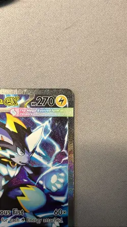 Pokemon Mega Zeraora ex 114/084 SIR Pitch Black Secret Illustration Rare NM/MINT - Image 5