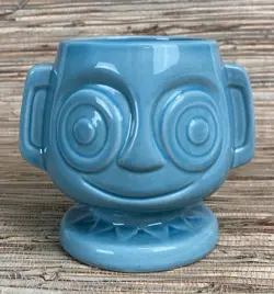 Disney Trader Sam's Grog Grotto Hippopoto Mai Tai Tiki Mug 2nd Ed Blue New - Image 1