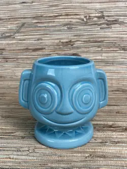 Disney Trader Sam's Grog Grotto Hippopoto Mai Tai Tiki Mug 2nd Ed Blue New - Image 2
