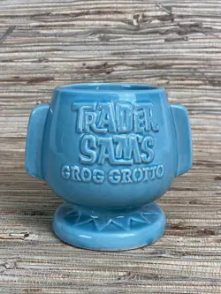 Disney Trader Sam's Grog Grotto Hippopoto Mai Tai Tiki Mug 2nd Ed Blue New - Image 5