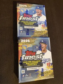 Lot Of Two 2026 TOPPS FINEST BASEBALL MEGA BOXES MLB Brand New Factory Sealed - Image 4