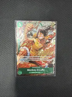 One Piece Card Game PRE RELEASE WINNER Promo Monkey D Luffy P-135 English SEALED - Image 1