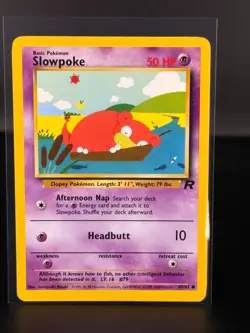 Slowpoke 67/82 Non Holo Team Rocket - Pokemon Card 02 - NM - Image 1