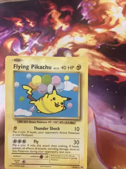 Pokemon TCG - Flying Pikachu 110/108 Secret Rare XY Evolutions MP Moderate Play - Image 2