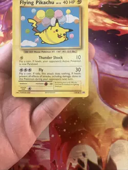 Pokemon TCG - Flying Pikachu 110/108 Secret Rare XY Evolutions MP Moderate Play - Image 5