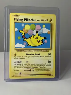 Pokemon TCG Cards Flying Pikachu 110/108 Evolutions Secret Rare 2016 - Image 1