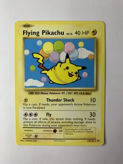 Pokemon TCG Cards Flying Pikachu 110/108 Evolutions Secret Rare 2016 - Image 3