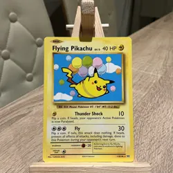 Pokemon TCG Flying Pikachu Evolutions Card 110/108 Secret Rare - Image 1