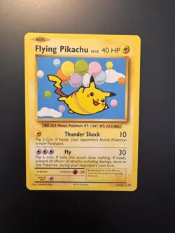 Pokemon TCG - Flying Pikachu XY - Evolutions Secret Rare 110/108 - Image 1