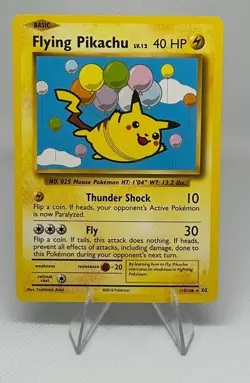 Flying Pikachu #110/108 Evolutions, Secret Rare, LP, Pokemon TCG - Image 1