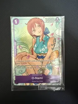 One Piece TCG O-Nami Promo SEALED OP05-062 Illustration Box Vol.1 - Image 1