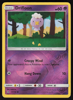 Pokemon TCG - Ultra Prism - Drifloon 51/156 Reverse Holo - P - Image 1