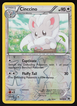 Pokemon TCG - Emerging Powers - Cinccino 85/98 Reverse Holo - NM - Image 1