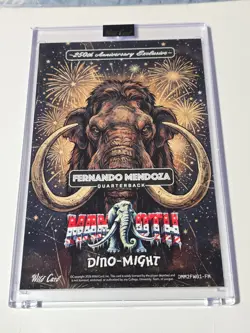 Wild Card 2026 America's 250th Anniversary MAMMOTH Fernando Mendoza RC 1/1 - Image 5