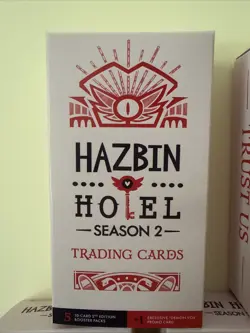 Hazbin Hotel Trading Cards Blaster Box Empty Official Amazon Exclusive - Image 1
