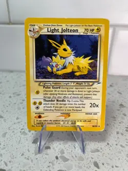 Light Jolteon 48/105 Neo Destiny Pokemon Card DMG - Image 1