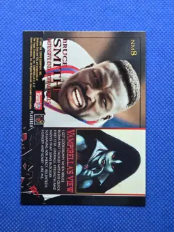1995 Topps BRUCE SMITH Members Only NIGHTMARES card BUFFALO BILLS - Image 2