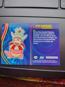 Topps Pokemon TV Animation Edition Slowking #199 2001 English Card - Image 4