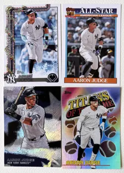 Aaron Judge 4-Card Lot 2026 Topps Titans Of The Game 1991 All-Star Holiday SMLB - Image 1