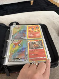 Pokemon Binder Collection With Cards - Image 1
