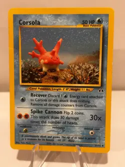 The Pokemon Company Corsola Uncommon Regular 50 HP Neo Discovery 37/75 Unlimited - Image 1