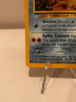 The Pokemon Company Corsola Uncommon Regular 50 HP Neo Discovery 37/75 Unlimited - Image 5