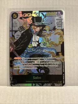 Sabo (Alternate Art) (Manga) OP04-083 Kingdoms of Intrigue Foil PRB - Image 1