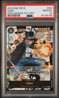 Sabo (Alternate Art) (Manga) OP04-083 Kingdoms of Intrigue Foil - Image 1