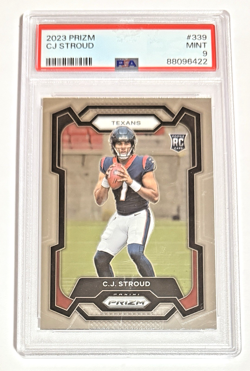 2023 Panini Prizm - CJ Stroud #339 Rookie PSA 9 - Image 1