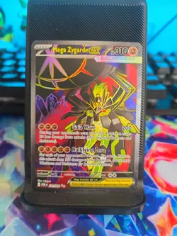 Mega Zygarde Ex Perfect Order 104/088 Pokemon Card Near Mint Condition Rare TCG - Image 1