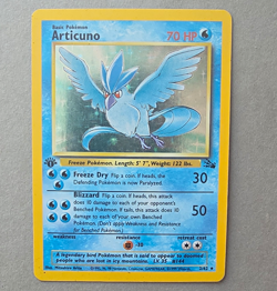 Articuno 2/62 Fossil Unlimited Regular Rare Pokemon TCG WOTC 1999 English 70HP - Image 1