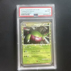Pokemon TCG Yanmega Prime Holo Card 98/102 Triumphant Series PSA 8 - Image 1