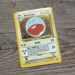 Electrode 2/64 Jungle Unlimited Holo Rare 90 HP English 1999 Pokemon TCG - Image 1