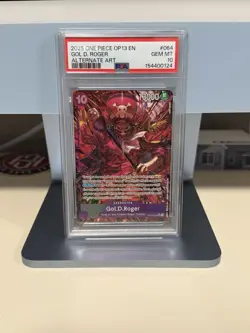 2025 ONE PIECE OP13-CARRYING ON HIS WILL ALTERNATE ART #064 GOL D. ROGER PSA 10 - Image 1