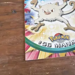 Topps Blue Label Pokemon Tv Animation Edition Card #56 Mankey Pokemon - Image 3