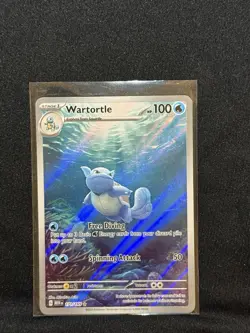 Pokemon TCG Wartortle 171/165 SV: Scarlet & Violet 151 IR Holo English - Image 1