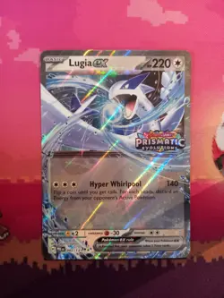 Pokemon Card Lugia ex Prismatic Evolutions STAMPED 082/131 Near Mint - Image 1