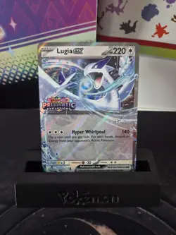 Pokemon TCG Lugia EX 082/131 Stamped Promo Prismatic Evolutions - Image 2